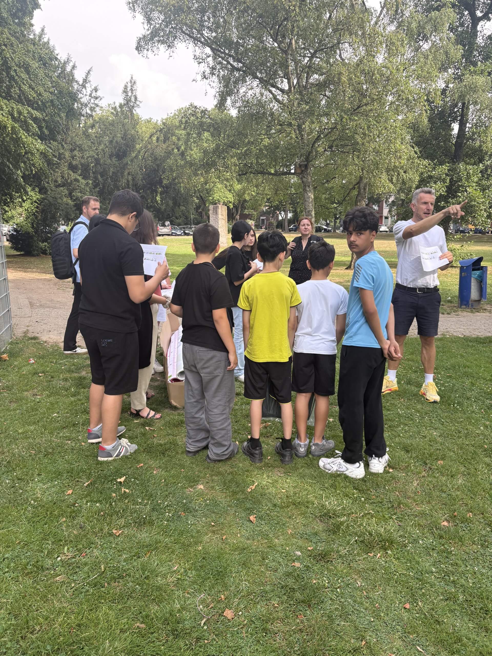 Klasse 6b in Aktion